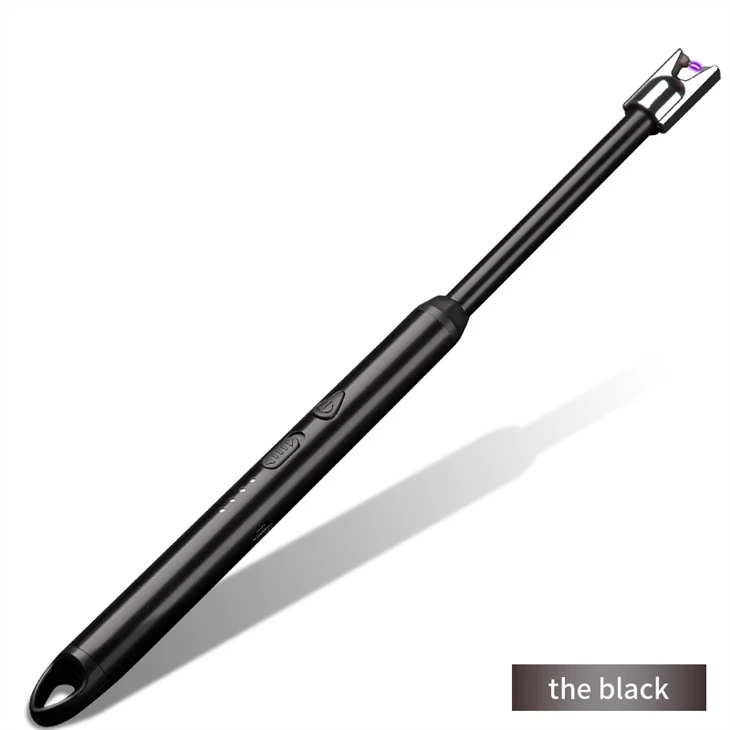 Flanm dife USB pi lejè rechargeable arc balèn pi lejè